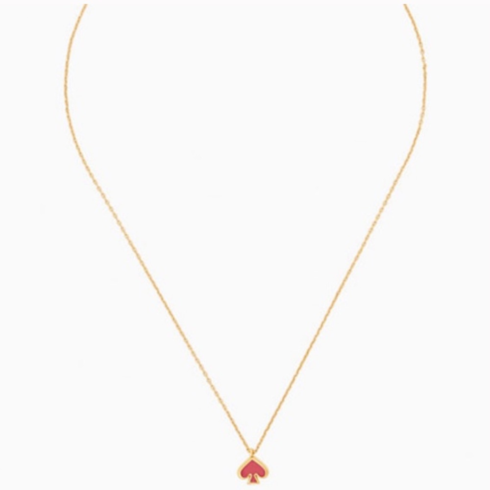$69 Kate Spade everyday spade enamel mini pendant black - Picture 3 of 7